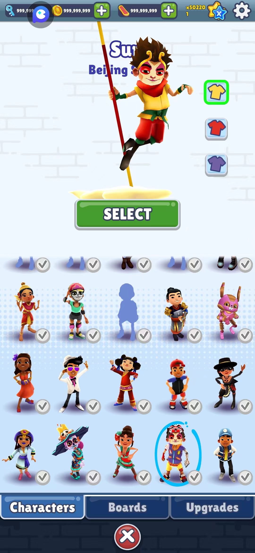 subwaysurf国际服全人物全滑板最新版下载v3.1.0图1: