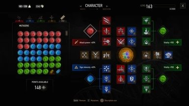 巫师3更多技能槽mod下载v4.3图1:
