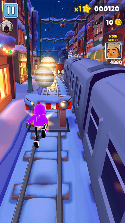 地铁跑酷HC红客内置菜单版中文下载v1.0.0图1: