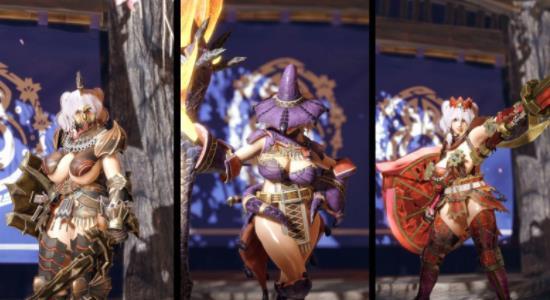 怪物猎人崛起三条巨龙套装外观MOD下载安装v1.0图1: