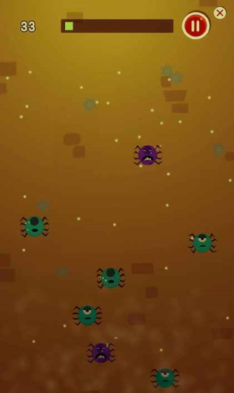 疯狂的困蜘蛛游戏（Crazy Sleepy Spiders）手游v1.7下载图1: