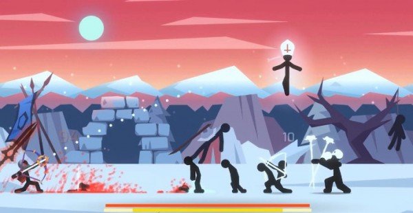 火柴人大战暗影弓手战场手游手机最新版下载图1: