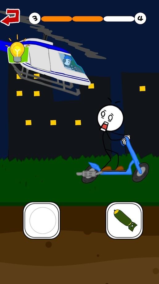 火柴人逃亡偷钻石手游中文免费版下载图2: