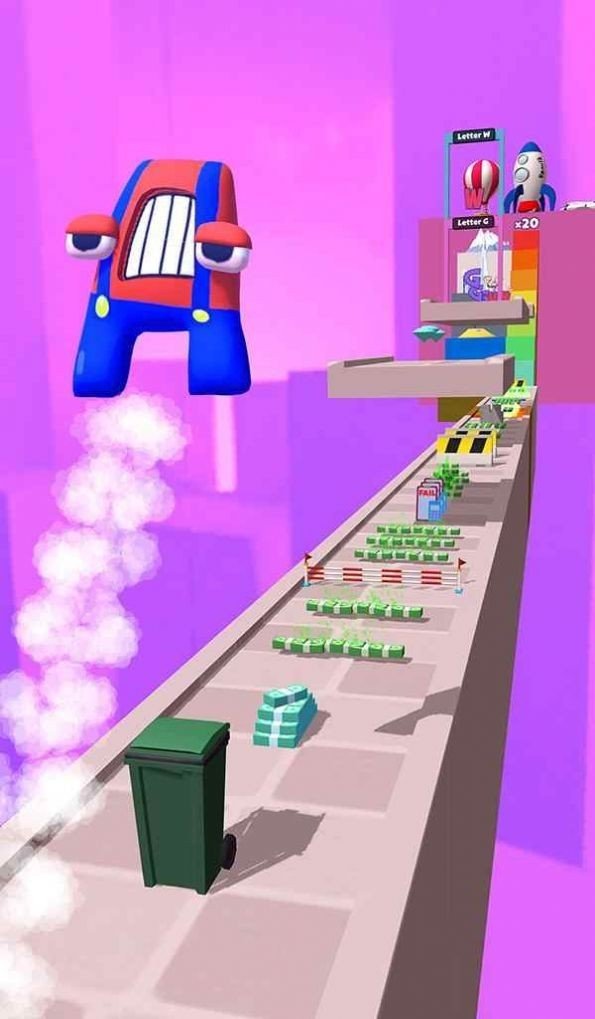 字母金钱跑酷手机版下载图1: