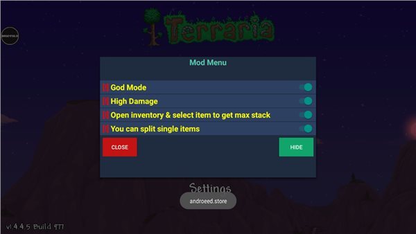 泰拉瑞亚1.4.4内置mod菜单安卓版下载图2: