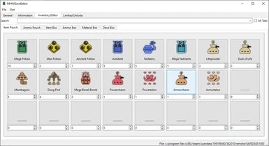 怪物猎人世界存档编辑器下载安装v1.0图片1