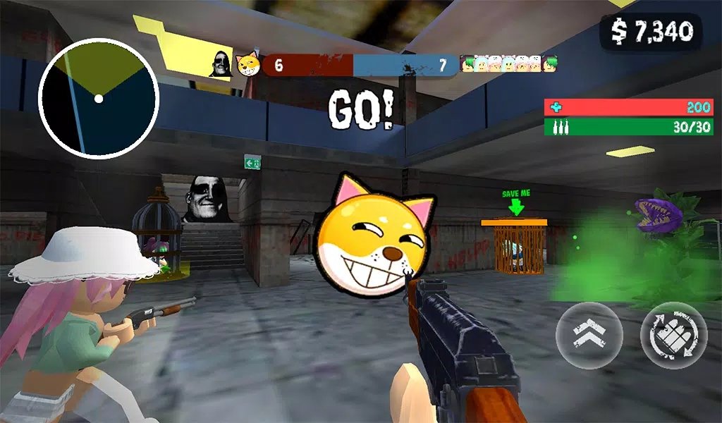 恐怖面孔花园枪手最新版v1.0.1.1下载图2: