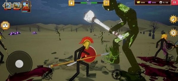 火柴人战争3D帝国手游中文版v1.3图1: