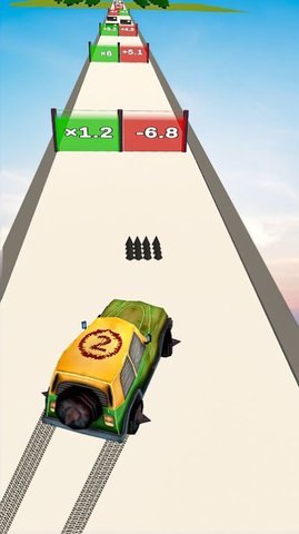 僵尸超级车3D模拟器最新安卓版下载图1: