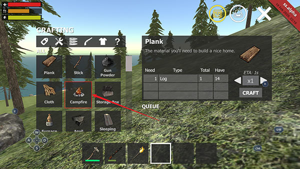 野外生存模拟器中文版最新下载v0.1.7图片1