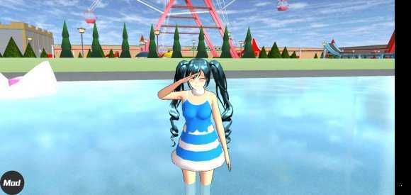 樱花校园模拟器(新衣服旗袍版)下载2023v1.037.79图1: