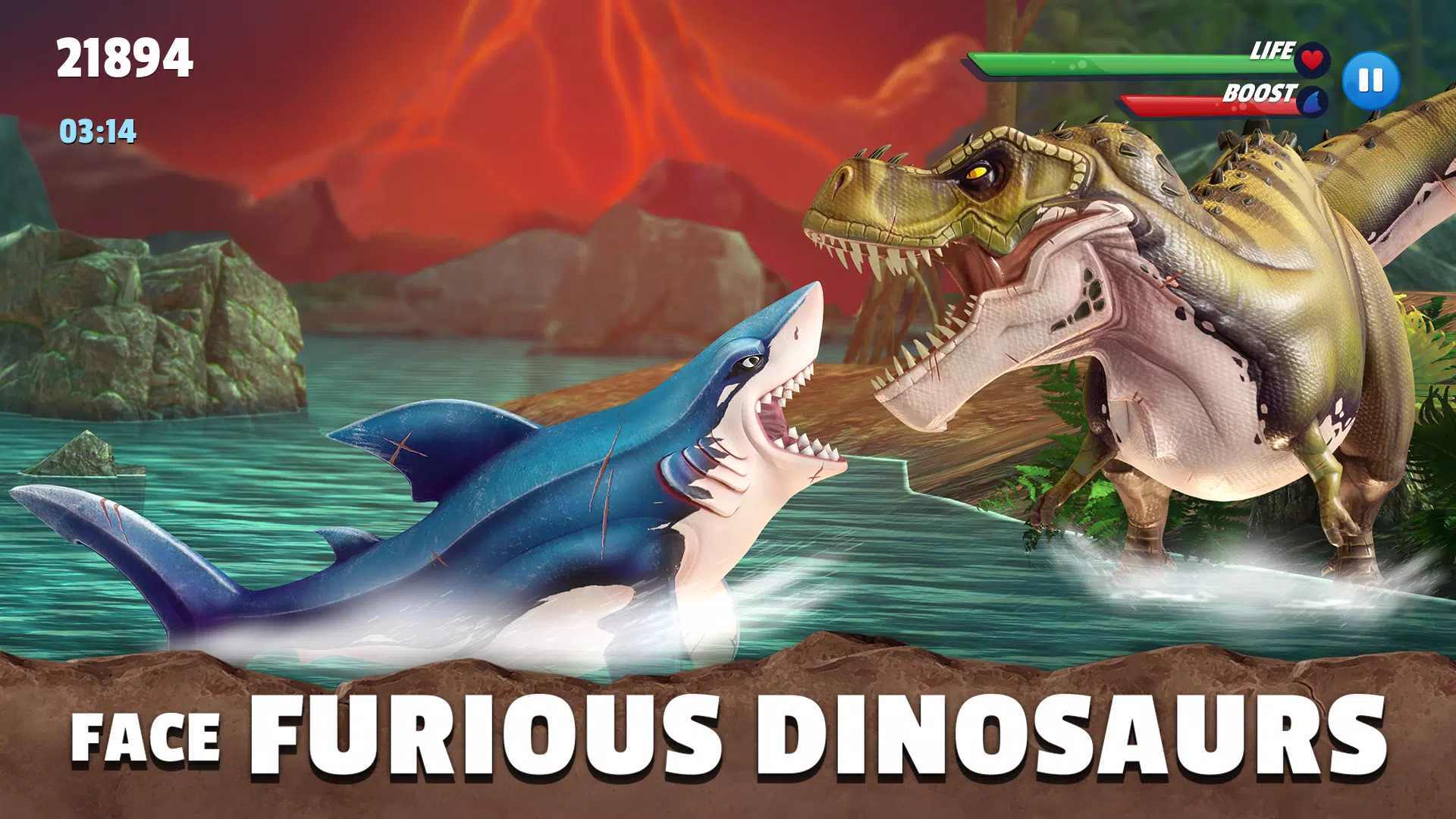 饥饿鲨史前世界中文版手游最新版v1.0下载图3: