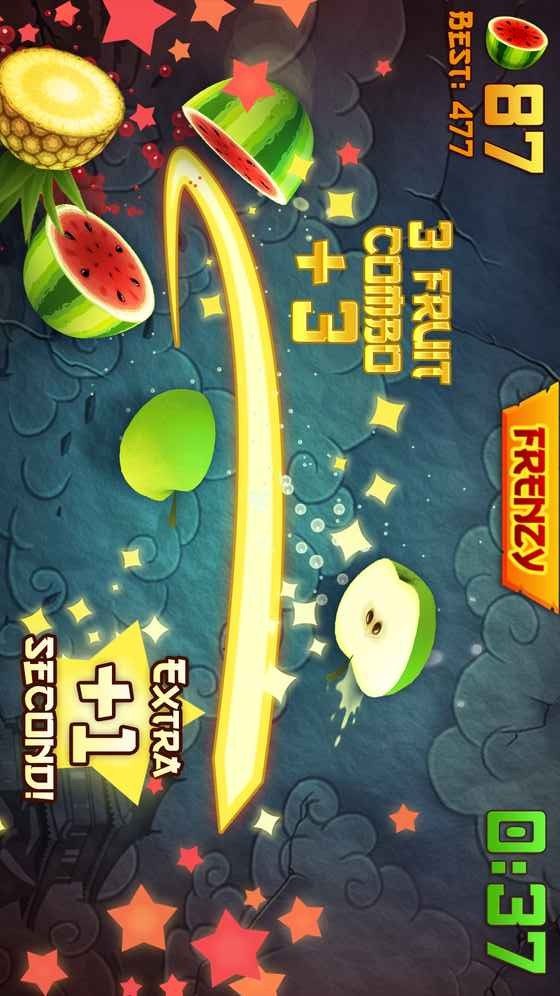 水果忍者无限杨桃钻石修改经典旧版本v2.5.14下载图1: