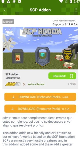 addons汉化版中文版最新版下载v2.3图1: