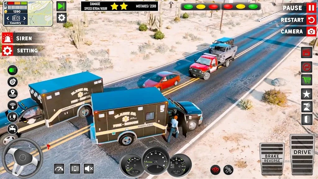 US紧急救护车3D游戏手机版下载图3: