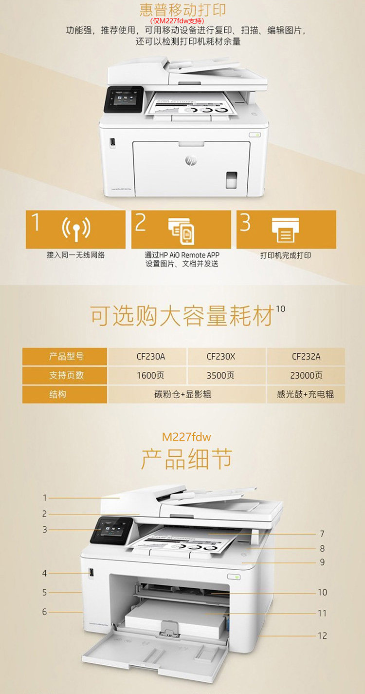 惠普M227fdn驱动最新版v1.0下载图1: