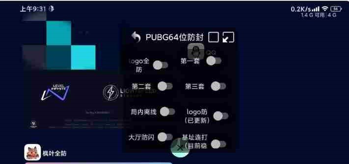 pubg绝地求生国际服枫叶全防多功能辅助v2.0.9下载图1: