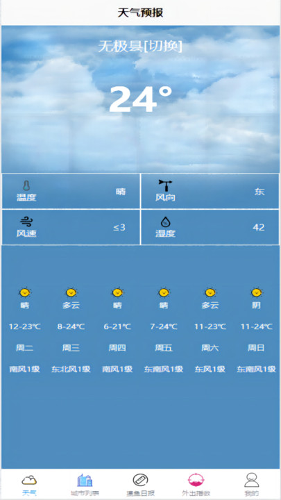 创元可期天气软件?2: