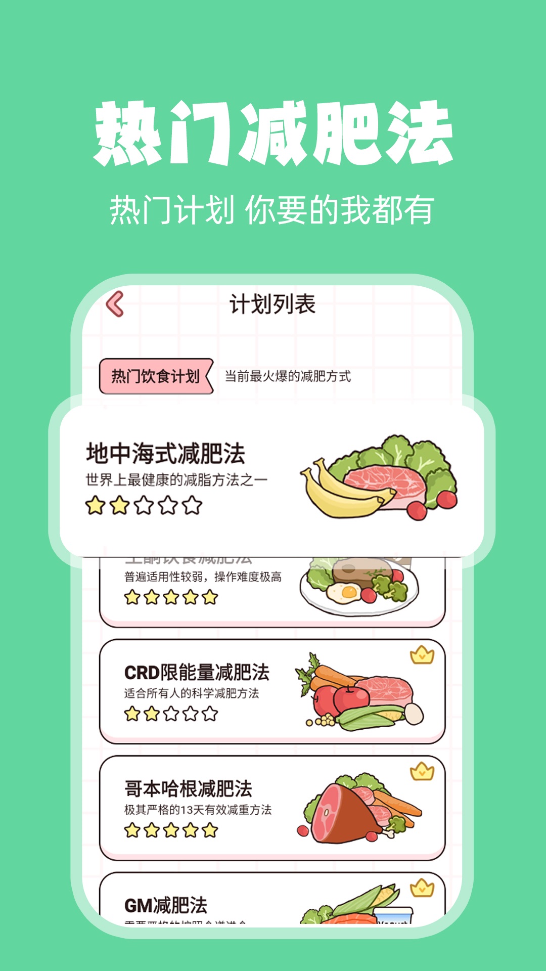 饮食热量管理软件安卓版?1: