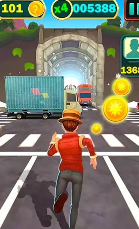 天天跑酷超炫版手游下载图3: